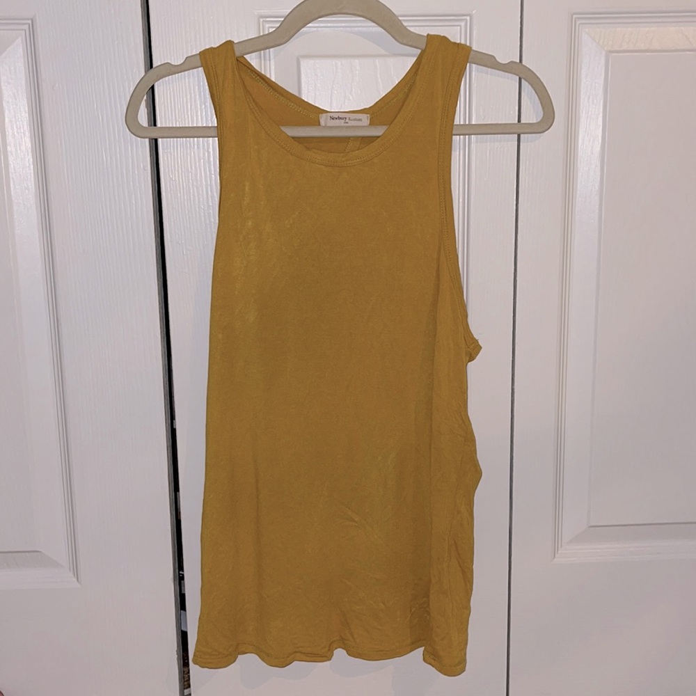 Mistard tie back soft tank